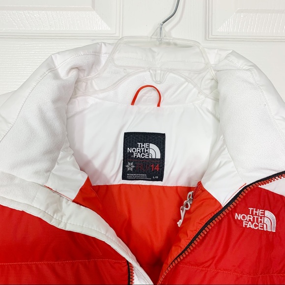 The North Face Women’s RU/14 Goose Down Color Block Vest Like New Size L - Picture 6 of 16